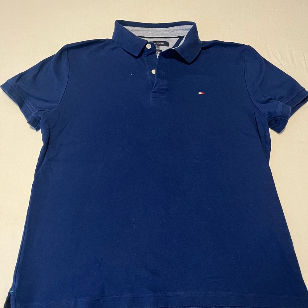 Tommy Hilfiger Men's Navy Polo Shirt